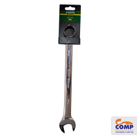 ST40235SC-7891645086657-Chave-Combinada-Sata-Medida-Boca-Estrela-26mm-Aco-Vanadio-Espelhado-comp-1