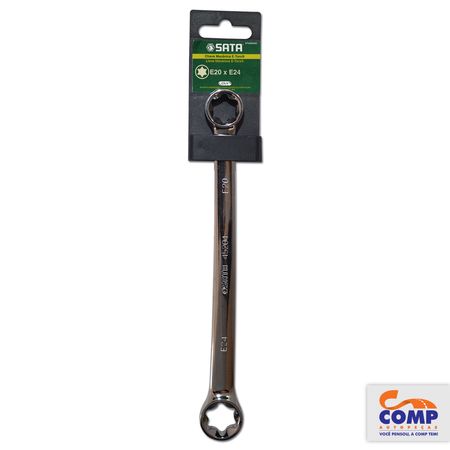 ST45204SC-7891645089214-Chave-Mecanica-E-Torx-Sata-Medida-Boca-E20-E24-Aco-Vanadio-Espelhado-comp-1