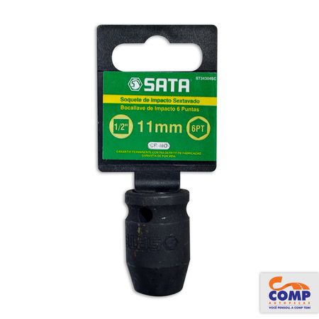 ST34304SC-7891645084004-Soquete-Impacto-Sextavado-Sata-11mm-Encaixe-1-2-Aco-Cromo-Molibdenio-comp-1