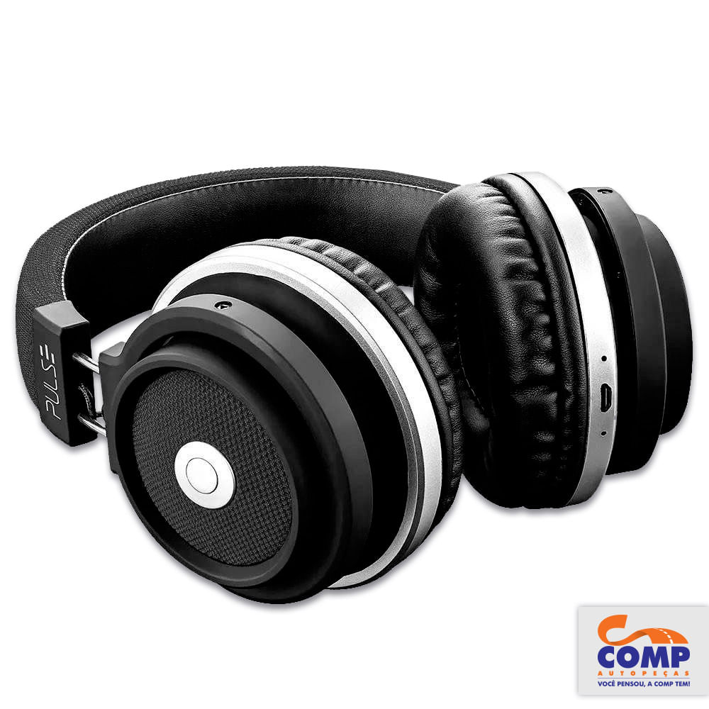 Fone de Ouvido Bluetooth Large Preto Multilaser Pulse PH230