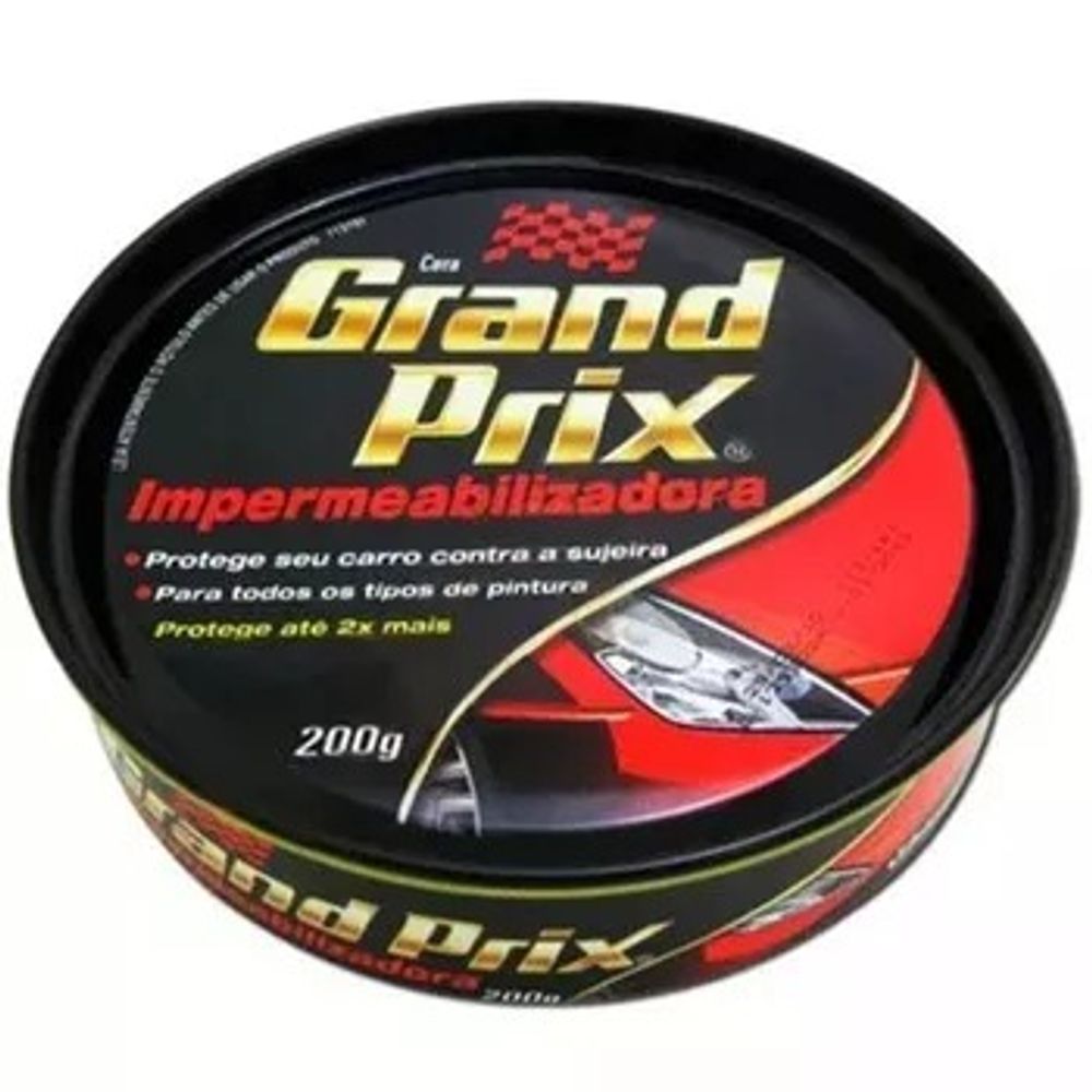 Cera Impermeabilizadora 200g Grand Prix 110542 - autopecascomp