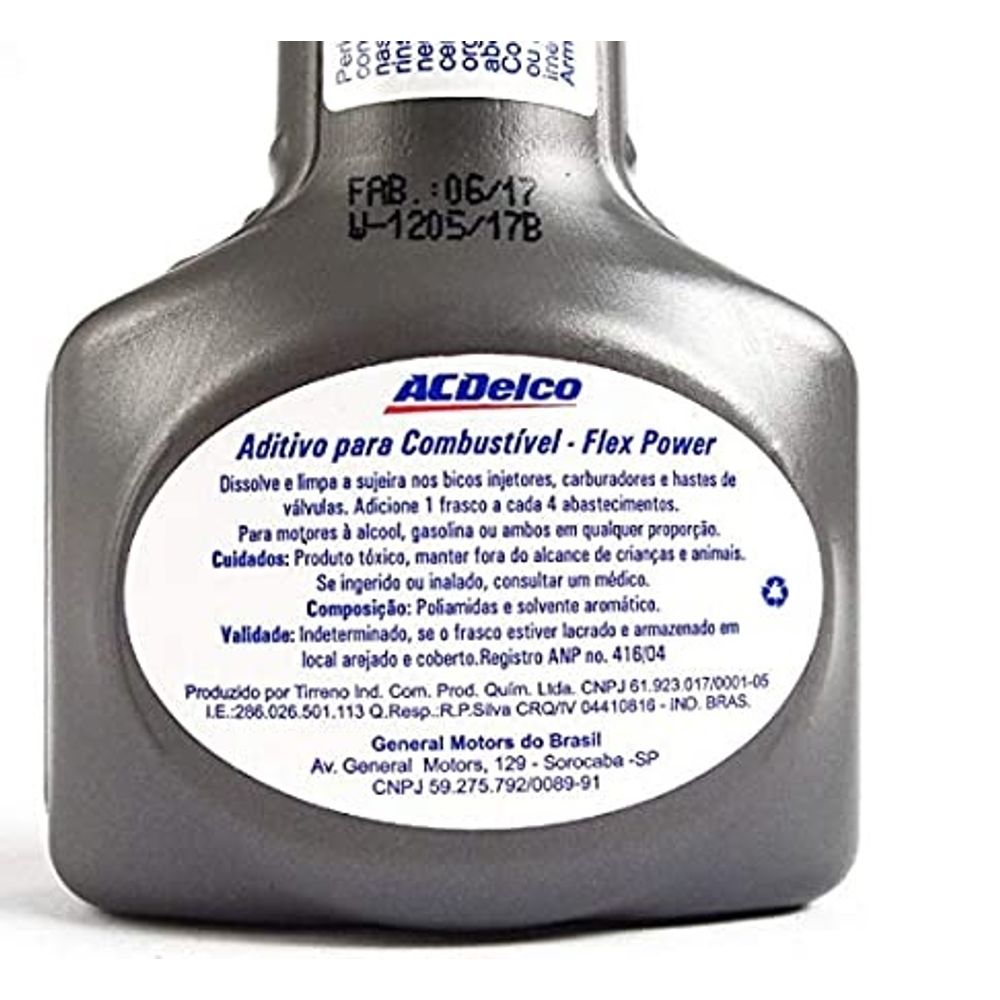 Aditivo Combustível Flex Universal Acdelco 200ml 88905742 - autopecascomp