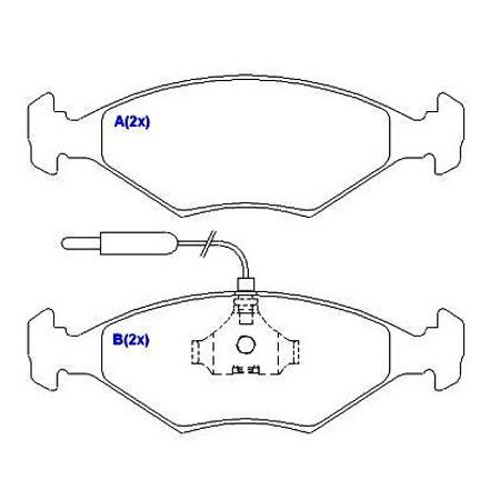 Pastilha-De-Freio-Dianteira-Pick-Up-Cuore-504-505-1985-Hipper-Freios-HF5363-Sistema-Teves-COMP-01