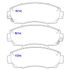 Pastilha-Freio-Dianteira-CR-V-Odissey-Ferodo-HQF-2266AC-sistema-Importado-Akebono-2018-2017-comp-2