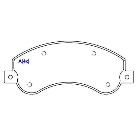 Pastilha-Freio-Dianteira-Transit-Van-Furgao-Amarok-Ferodo-HQF-2261C-sistema-Bosch-2018-2017-comp-2