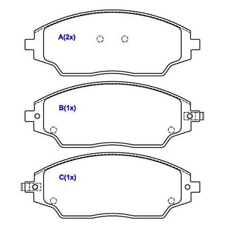 Pastilha-Freio-Dianteira-Cobalt-Sonic-Spin-Ferodo-HQF-2299AC-sistema-Teves-KDAC-hqf2299AC-comp-2