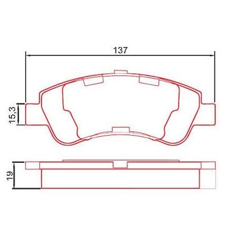 HQ2226-Pastilha-Freio-Dianteira-C3-C4-Xsara-206-207-208-307-Jurid-HQJ-2226-sistema-Bosch-comp-2