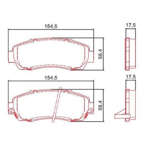HQ2266A-7892505454272-Pastilha-Freio-CR-V-Odissey-Jurid-HQJ-2266A-sistema-Importado-hqj2266A-comp-01