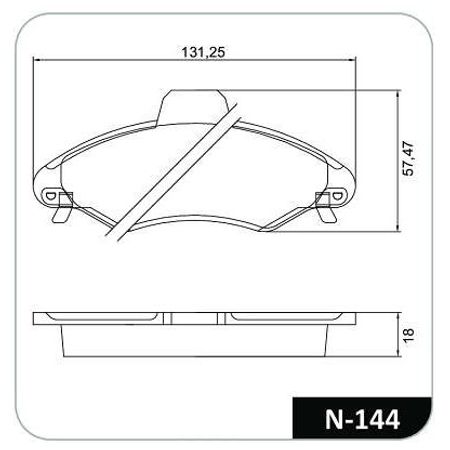 7892679061573-Pastilha-Freio-Dianteira-Escort-Cobreq-N144-Bosch-1996-1997-1998-1999-comp-2