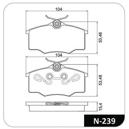 Pastilha-Freio-Dianteira-Corsa-Ipanema-Kadett-Gol-Parati-Saveiro-Cobreq-N239-Varga-202-comp-2