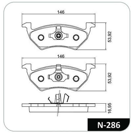 N286-COBREQ-7892679064048-Pastilha-Freio-Dianteiro-Parati-Gol-Saveiro-Saveiro-G5-Voyage-N-286-1