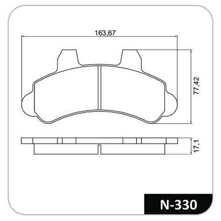 Pastilha-Freio-Dianteira-F1000-Bonanza-A20-C20-D20-Silverado-Veraneio-Cobreq-N330-comp-2
