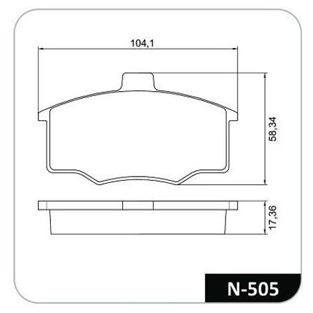 7892679060460-Pastilha-Freio-Dianteira-Elba-Fiorino-Mille-Premio-Uno-Cobreq-N505-2020-2019-comp-2