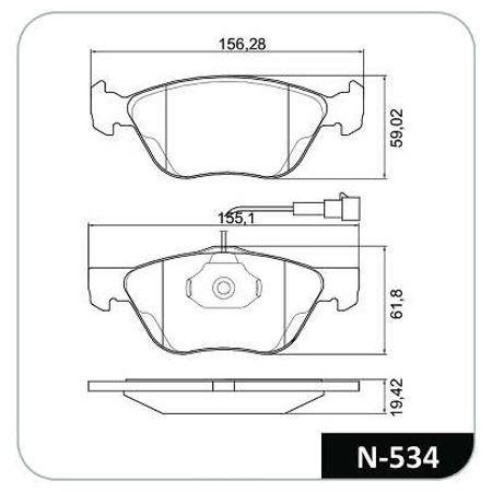 Pastilha-Freio-Dianteira-145-146-147-155-156-Bravo-Marea-Dedra-Delta-Libra-Cobreq-N534-comp-2