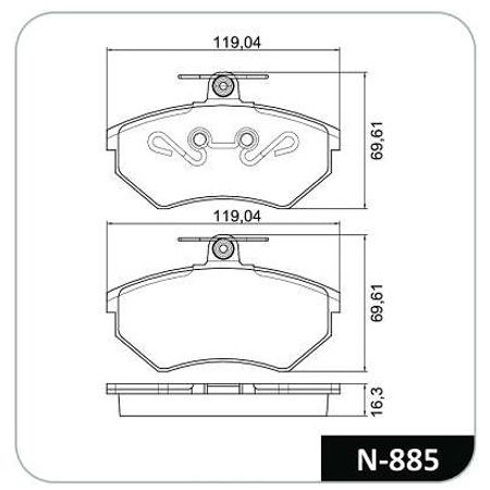 Pastilha-Freio-Dianteira-Golf-Passat-Polo-Van-Variant-Cordoba-Ibiza-Inca-Toledo-Cobreq-N885-comp-2