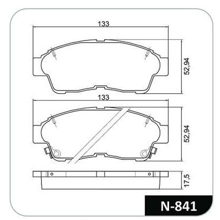 7892679061641-Pastilha-Freio-Dianteira-Rav-Corona-Corolla-Camry-Cobreq-N841-2020-2019-2018-comp-2
