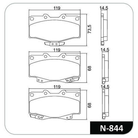 7892679061856-Pastilha-Freio-Dianteira-Runner-4-Hilux-Tacoma-SR5-Landcruiser-Cobreq-N844-2020-comp-2