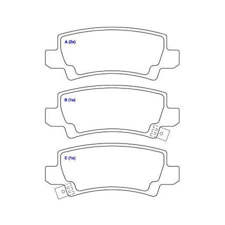 Pastilha-Freio-Traseira-Corolla-Speed-Brake-SNA1320-Sistema-Trw-2005-2004-2003-2002-comp-1