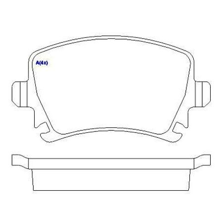 Pastilha-Freio-Traseira-Bora-Eos-Golf-Jetta-New-Beetle-Passat-Tiguan-A1-A3-A4-A6-Toledo-TT-comp-1