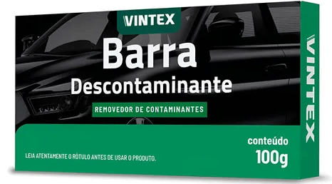Barra Descontaminante Vintex 100g Limpeza Automotiva Profunda e Eficiente