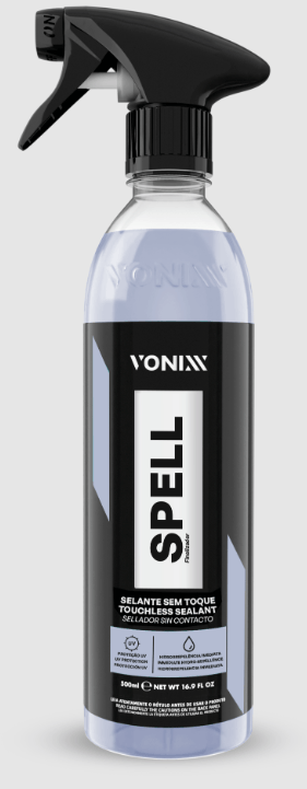 Hidrorreferencia Spell 500ML 2.0 Nova Formula Vonixx proteção e manutenção de pintura automotiva