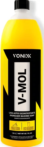 Lava Auto Biodegradável pH V Mol 1,5L Vonixx limpeza eficaz e segura para pintura automotiva